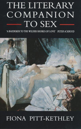 Fiona Pitt-Kethley The Literary Companion to Sex