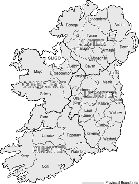 The counties and provinces of Ireland Chapter 1 Introduction Tracing an - photo 4