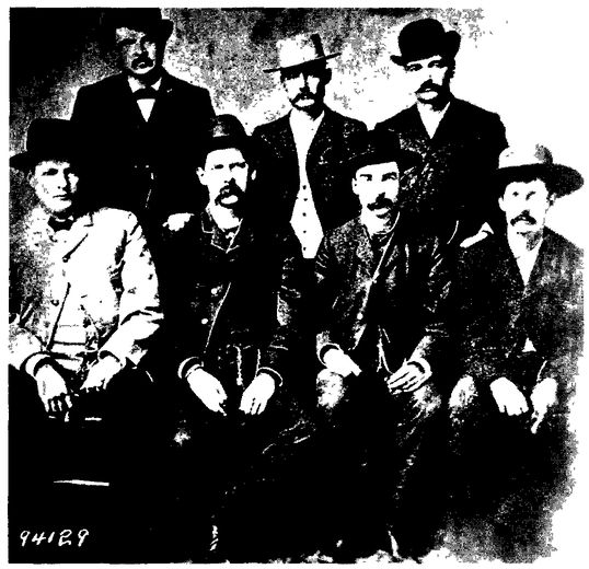 The so-called Dodge City Peace Commission Standing left to right W H - photo 5