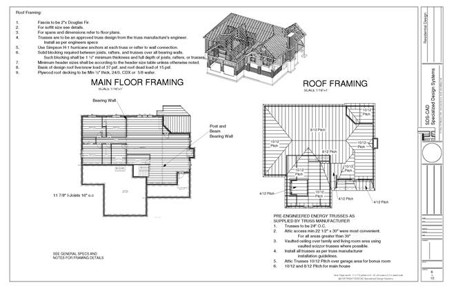 Roofand Floor Framing Page The picture above shows how the floor joistsand - photo 9