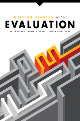 Peter Hernon - Getting Started with Evaluation