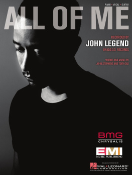 John Legend - All of Me Sheet Music