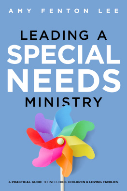 Amy Fenton Lee Leading a Special Needs Ministry