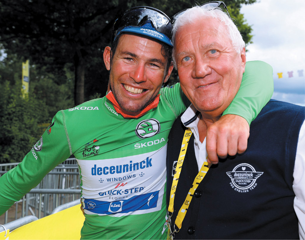 With Patrick Lefevere in Fougres after my first stage win Tim de Waele Staff - photo 17