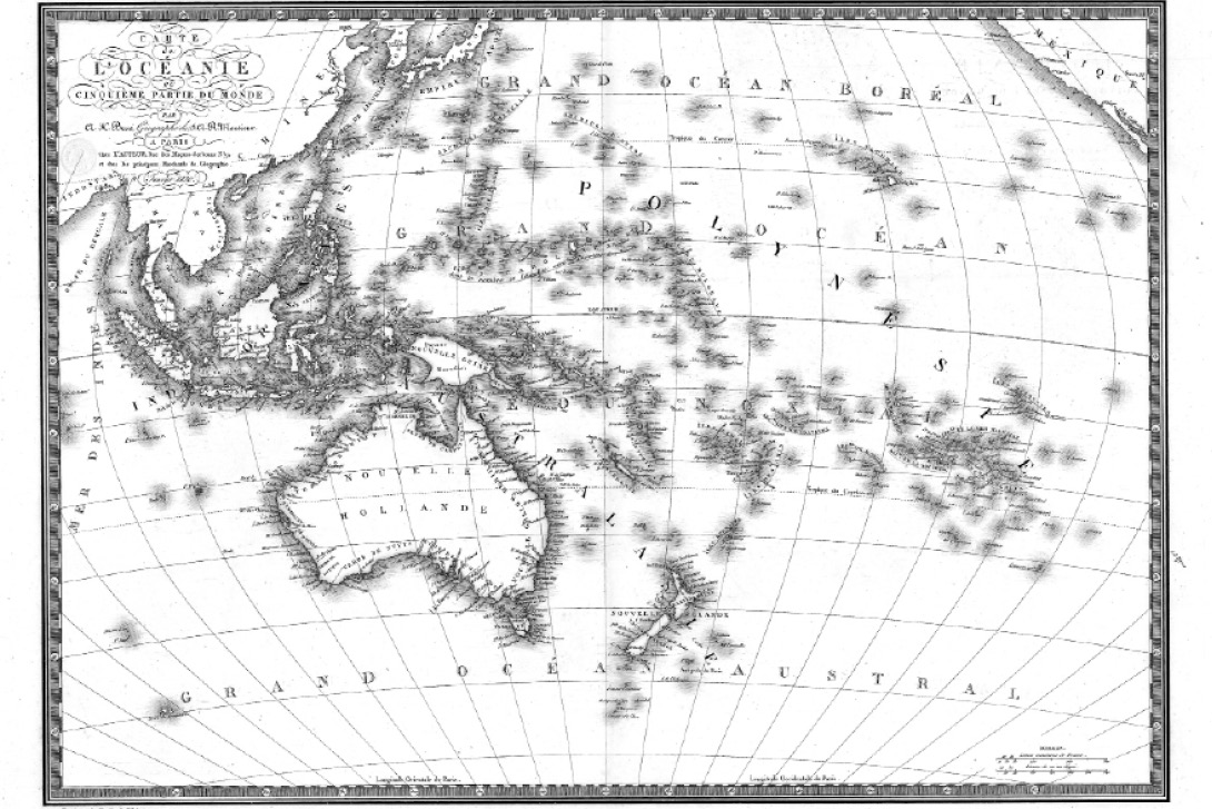 Map of Oceania drawn in 1820 Foreword The Pacific Ocean was the last region to - photo 2