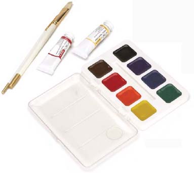 Watercolor Colored inks DRAWING TOOLS The proper drawing tools combined with - photo 14