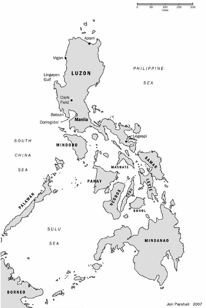 The Philippines map by Jon Parshall Provinces of Mindanao 1941 map by - photo 3