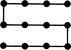 Twelve points are connected above by five straight lines without raising the - photo 1