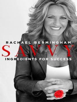 Rachael Bermingham - Savvy: Ingredients for Success