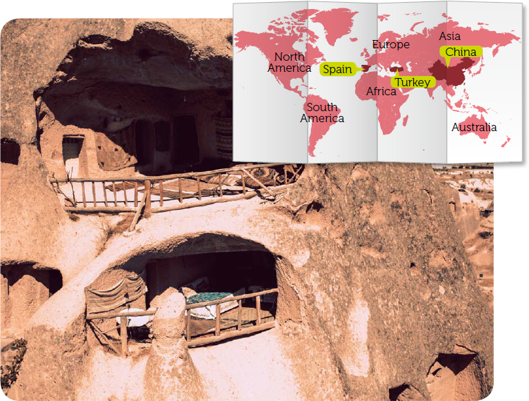 People have lived in cave homes for thousands of years These homes are cut out - photo 9