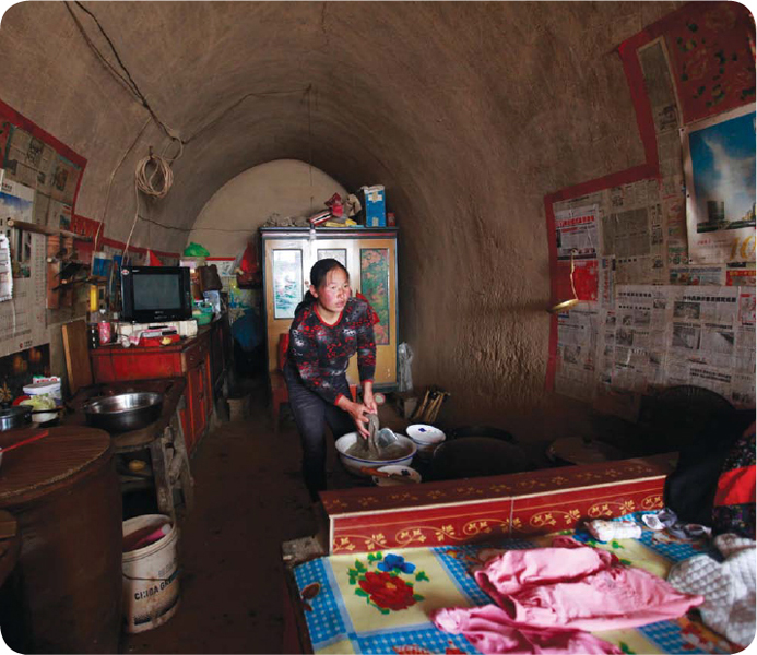 Millions of people in China live in caves People in Turkey and Spain live in - photo 10