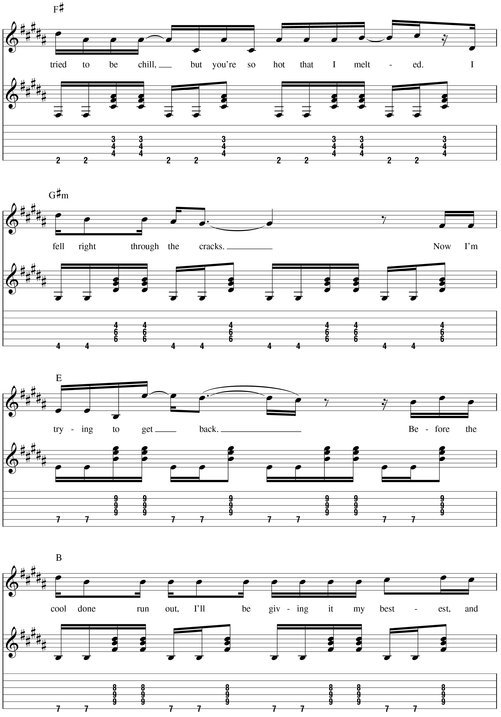 Acoustic Top Hits Songbook Easy Guitar Play-Along Volume 2 - photo 10