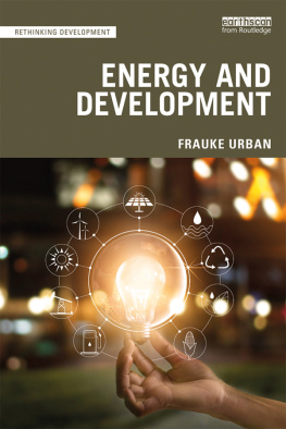 Frauke Urban - Energy and Development