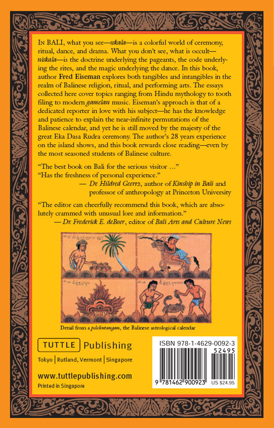 Bali Sekala Niskala Essays on Religion Ritual and Art - image 1