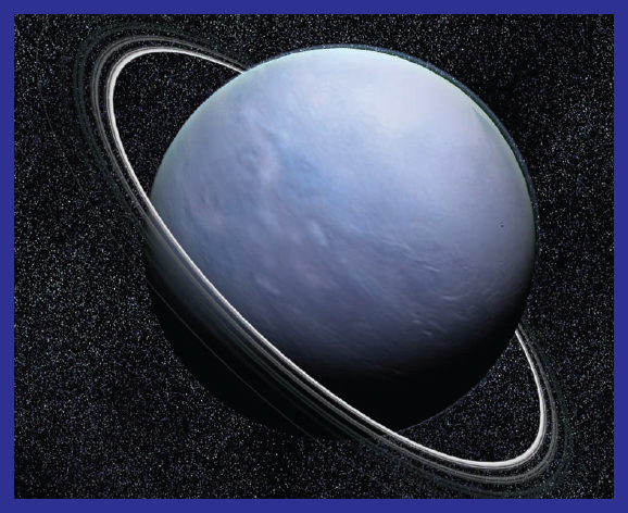 Uranus blue color comes from the gases that make up most of the planet What - photo 6