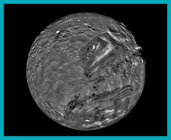 Miranda is the fifth-largest of Uranuss moons Rings Moons and More There - photo 11