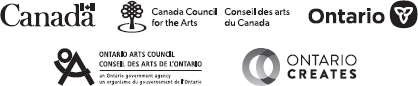 We acknowledge the support of the Canada Council for the Arts and the Ontario - photo 3