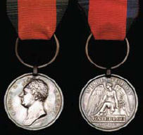 The first British war medal for Waterloo 1815 It bears the effigy of the - photo 5