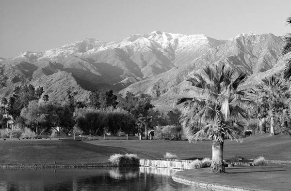 Snow-capped Mount San Jacinto rises in the distance Palm Springs Desert - photo 4