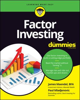 James Maendel Factor Investing For Dummies