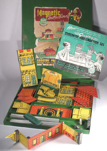 Even the box of the Goodtoy set is steel Many of the construction ideas shown - photo 4