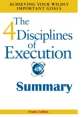 Frank Collins - Summary: The 4 Disciplines of Execution