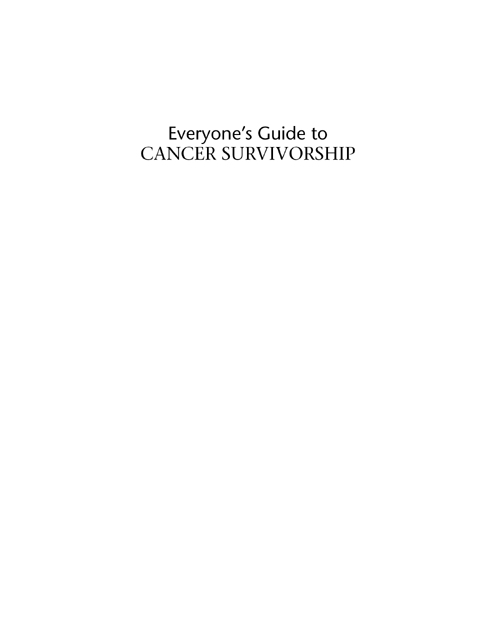 RELATED BOOKS Everyones Guide to Cancer Therapy Everyones Guide to Cancer - photo 2