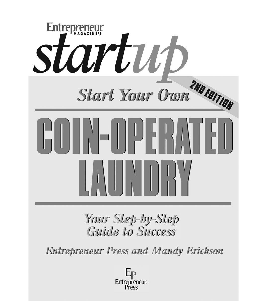 Table of Contents Additional titles in Entrepreneurs Startup Series Start - photo 2