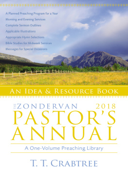 T. T. Crabtree - The Zondervan 2018 Pastors Annual: An Idea and Resource Book