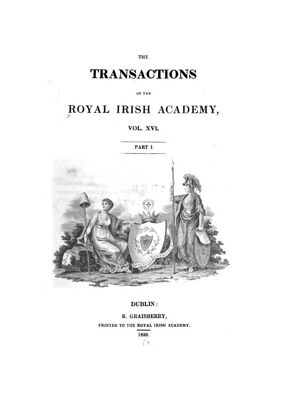 LIST OF THE ROYAL IRISH ACADEMY MDCCCXXX Patron THE KING VISITER CHIEF - photo 2