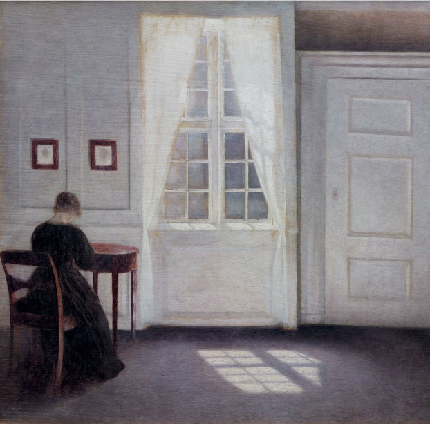 Vilhelm Hammershi A Room in the Artists Home in Strandgade Copenhagen with - photo 2