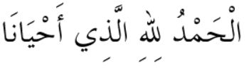 Praise be to Allah Who has given us life After He had caused us to die - photo 4