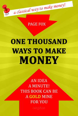 Page Fox - One Thousand Ways to Make Money