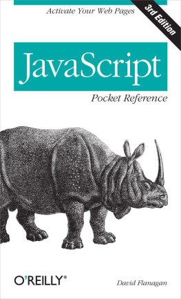 David Flanagan - JavaScript Pocket Reference