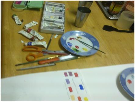 The Artists Desk A Sunny Day Chapter 1 TheWatercolor Painting Essentials - photo 1