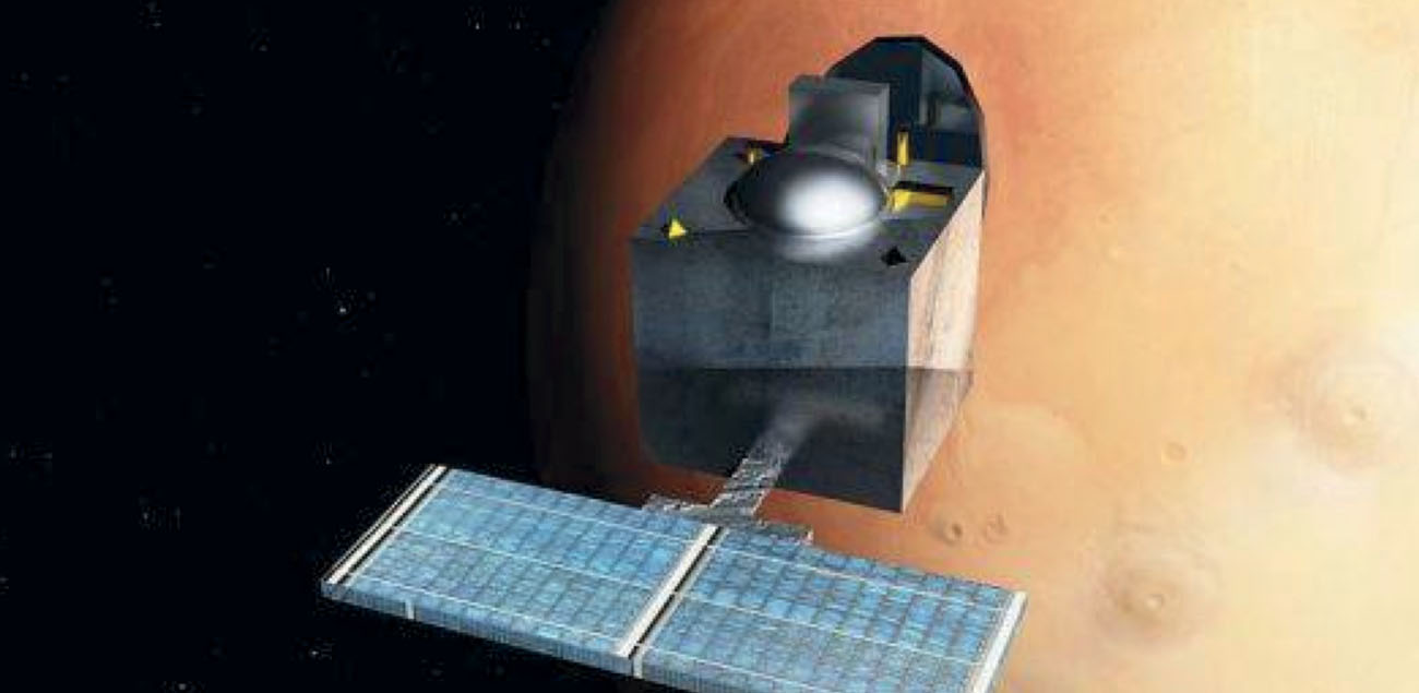 The Mangalyaan probe has been orbiting Mars since September 24 2014 SPACE - photo 10