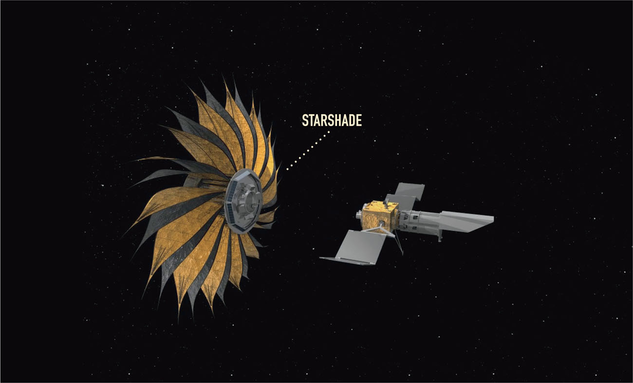 A starshade blocks light from a star so that a telescope can study exoplanets - photo 9