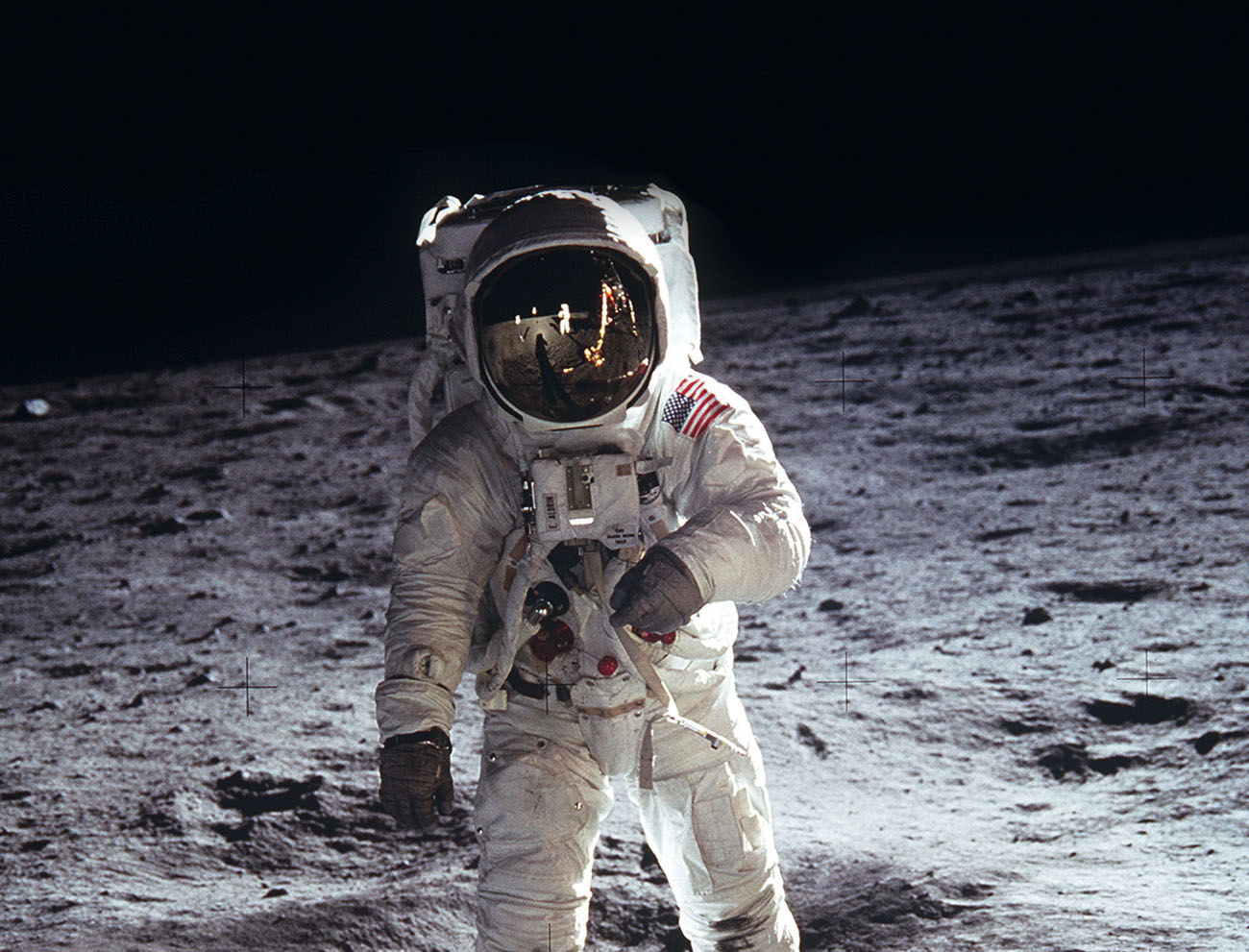 Astronaut Buzz Aldrin walked on the moon in 1969 DEEP SPACE THE NEXT FRONTIER - photo 3