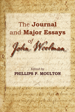 Phillips Moulton - The Journal and Major Essays of John Woolman