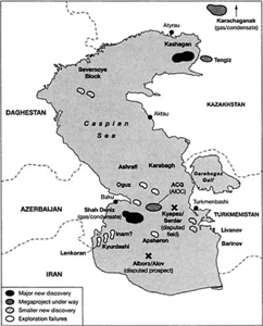 Map 3 Exploration results in the Caspian region Source Cambridge Energy - photo 3