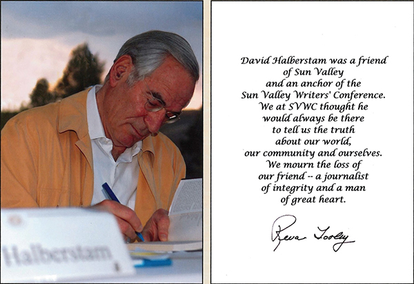 A memorandum written for Halberstam following his fatal car accident in 2007 - photo 15