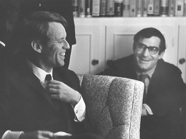 Halberstam with Robert F Kennedy around 1967 Halberstam and his daughter - photo 8