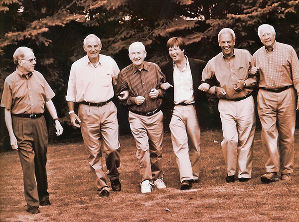 Halberstam and friends Halberstam second from right on a New York Times - photo 13