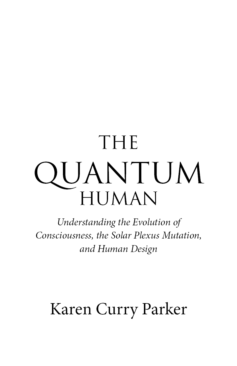 THE QUANTUM HUMAN Understanding the Evolution of Consciousness the Solar - photo 1