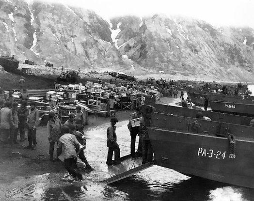 T HE BATTLE OF ATTU was essentially an infantry battle The climate greatly - photo 5