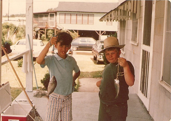 My brother Chris and my cousin Scott with the fruits of theirlabor - photo 10