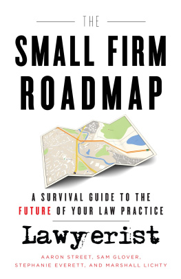 Aaron Street The Small Firm Roadmap: A Survival Guide to the Future of Your Law Practice