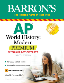 John McCannon AP World History: Modern Premium: With 5 Practice Tests