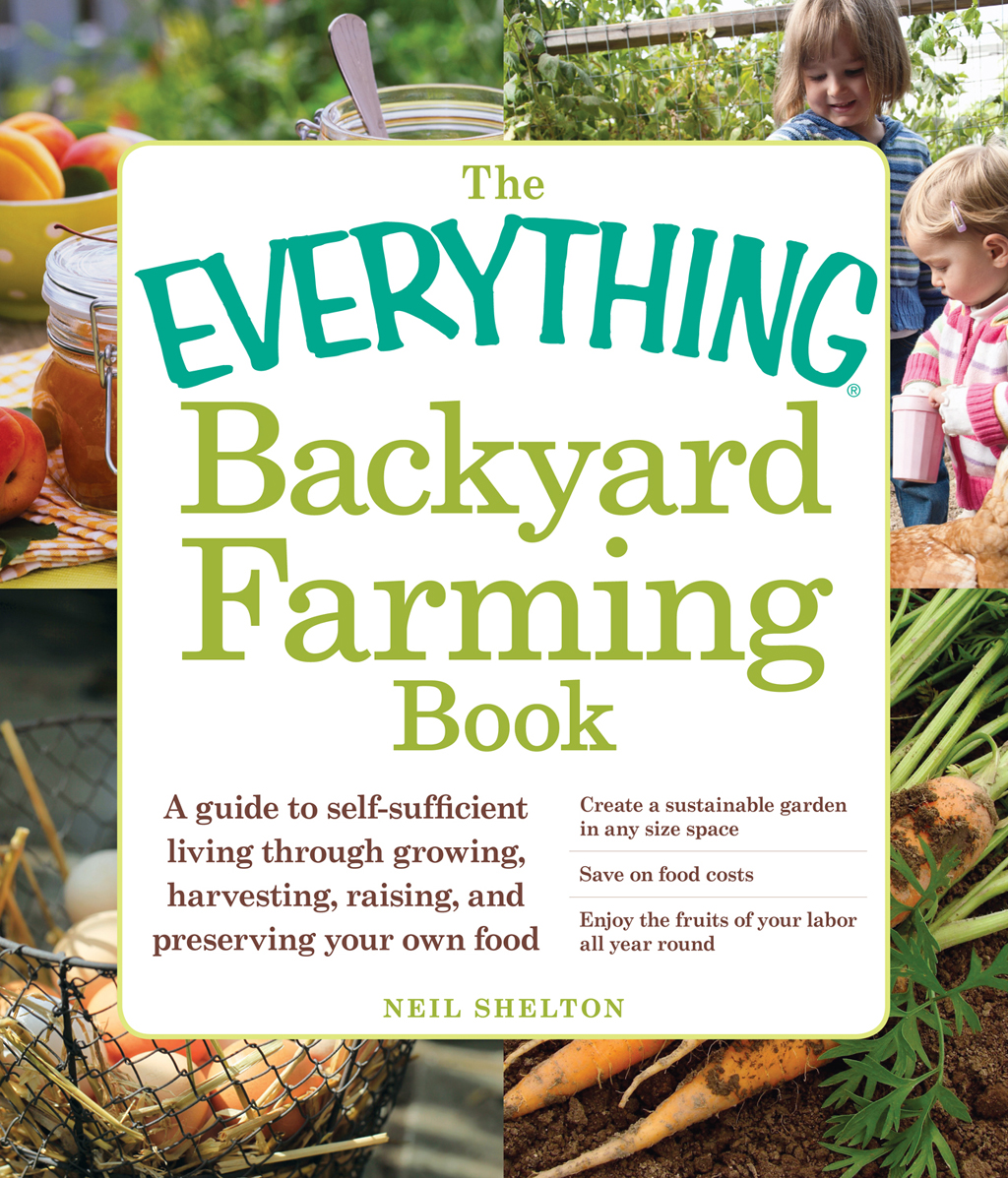 THE BACKYARD FARMING BOOK A guide to self-sufficient living through - photo 1