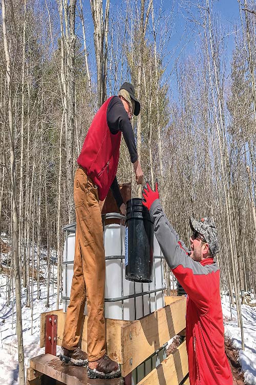 making maple syrup in the northern Catskills the Vanderbilt Estate in Hyde - photo 5